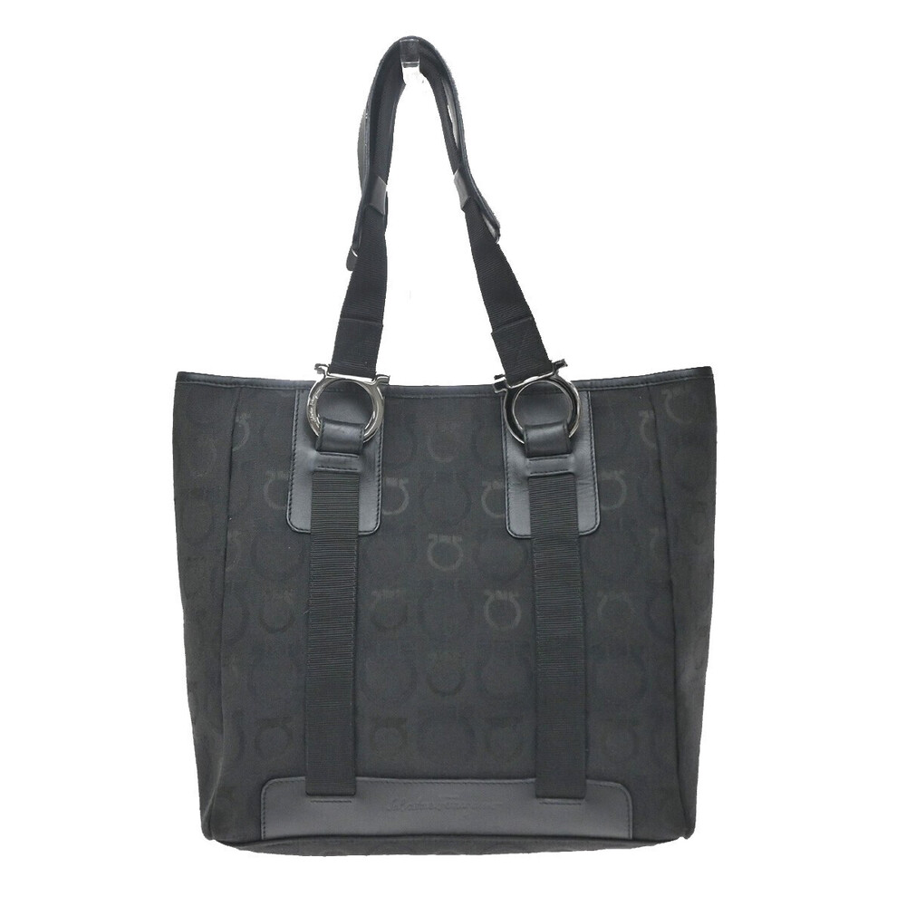 Salvatore Ferragamo Gancini Tote Canvas